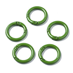 Зеленый Окрашенные распылением пружинные кольца из экологически чистого сплава, уплотнительные кольца, защелкивающееся кольцо, без кадмия, без никеля и без свинца, зелёные, 25x4 мм