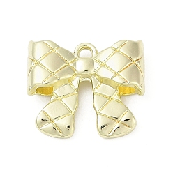 Золотой Подвески из сплава , бантом прелести, без свинца, без кадмии и без никеля, стойки покрытие, золотые, 15x17.5x5 мм, отверстие : 1.8 мм