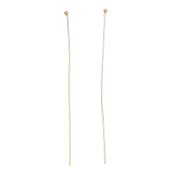 Real 14K Gold Filled 1/20 14k позолоченные булавки с шаровидной головкой, real 14 k золото заполнено, 38 мм, Руководитель: 1 mm, 28 датчик
