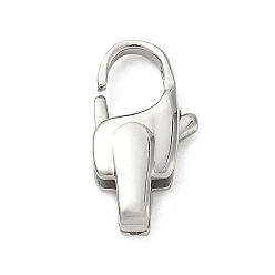 Нержавеющая Сталь Цвет 304 нержавеющая сталь застежка когтя омара, без никеля , цвет нержавеющей стали, 21x8x5 мм, отверстие : 5x2.5 мм