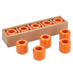 Коралловый Фарфоровый подсвечник, банка для свечей, колонка, коралл, 3.2x3.2 см, Внутренний диаметр: 1.7 cm, 5 шт / коробка