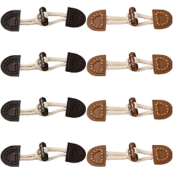 (52) Непрозрачная лаванда 8 шт. 2 пряжки из искусственной кожи с цветной смолой, для сумки свитер куртка пальто, аксессуары для шитья своими руками, разноцветные, 142x35x4.5 мм, 4 шт / цвет