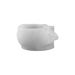 Hedgehog Силиконовые формы, формы для подсвечников, формы для литья гипсовой смолы, белые, еж, 100x60x50 мм