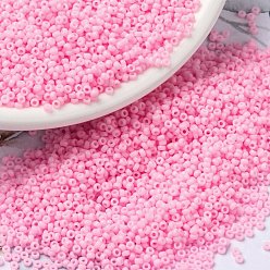 (RR415) Окрашенная Непрозрачная Сахарная Вата Розовый Миюки круглые бусины рокайль, японский бисер, (rr 415) окрашенная непрозрачная вата, 15/0, 1.5 мм, Отверстие : 0.7 мм , около 27777 шт / 50 г
