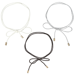 (52) Непрозрачная лаванда 3 шт. 3 цвета искусственной кожи плетеные цепочные ремни, со сплавочной фурнитурой, золотые, разноцветные, 1670x3 мм, 1 шт / цвет