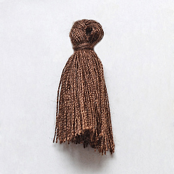 Коричневый Украшения из кисточек из поликоттона ручной работы, кулон украшения, кофе, 29~35 мм