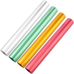 (52) Непрозрачная лаванда 4шт. 4 цвета эстафетные палочки из алюминиевого сплава, гоночное оборудование для бегущей гоночной команды, круглой трубе, разноцветные, 300x38 мм, 1 шт / цвет