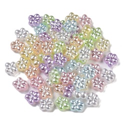 (52) Непрозрачная лаванда Покрытие акриловыми шариками, цветок, разноцветные, 16x15x7.5 мм, отверстие : 1.8 мм, 555 шт / 500 г