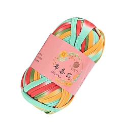 Аквамарин Супермягкая полиэфирная пряжа, для ручного вязания толстой нити, аквамарин, 23 мм