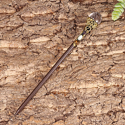 Круглые Палочки для волос из дерева, аксессуары для волос для женщин и девочек, круглые, 250x100 мм