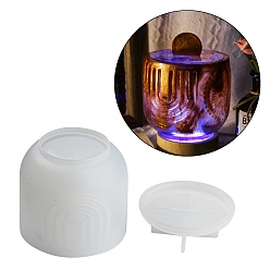 Arch Ящик для хранения арки с крышкой силиконовые формы своими руками, формы для литья смолы, для уф-смолы, изготовление изделий из эпоксидной смолы, 90~100x33~91 мм, внутренний диаметр: 76~80 мм