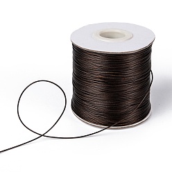 Coconut Brown Waxed Polyester Cord, Bead Cord, Coconut Brown, 0.5mm, about 169.51~174.98 Yards(155~160m)/Roll