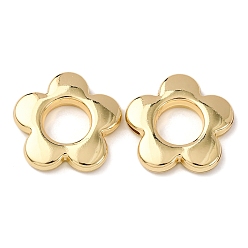 Золотой Подвески из сплава , цветок, стойки покрытие, золотые, 27.5x28.5x5 мм, отверстие : 4.5x2 мм