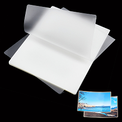 Claro 50 hojas de laminación, bolsas de película, hojas protectoras de fotos, para laminadora en caliente, Claro, 307x220 mm