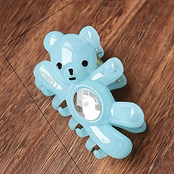 Бирюза Заколки для волос в виде когтей медведя, два тона, аксессуары для волос для женщин девушка, бирюзовые, 125x60x50 мм