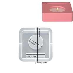 Белый Подсвечник с полой бабочкой, Пищевые силиконовые формы для свечей своими руками, для домашнего декора, белые, 98x98x24 мм