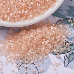 (DB0824) Light Peach Silk Satin MIYUKI Delica Beads, Cylinder, Japanese Seed Beads, 11/0, (DB0824) Light Peach Silk Satin, 1.3x1.6mm, Hole: 0.8mm, about 20000pcs/bag, 100g/bag