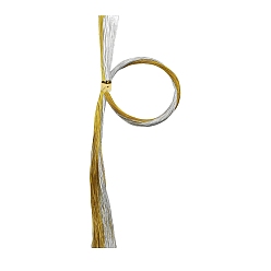 Золотистый Подвесные украшения в виде венка из бумаги сименава, для домашнего декора своими руками, золотые, 500x150 мм