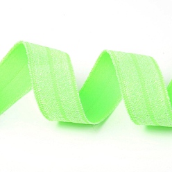 Hellgrün Gold und Silber funkeln elastisches seitliches Nylonband, Gewebekleidungsnähzubehör, hellgrün, 5/8 Zoll (15 mm), etwa 50yards / Rolle (45.72 m / Rolle)