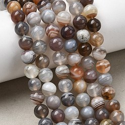 (946FM) Цитрин матовый с зеленой подкладкой Природные Ботсвана агат бисер нитей, круглые, 6~6.5 мм, отверстие : 0.7 мм, около 61 шт / нитка, 15 дюйм