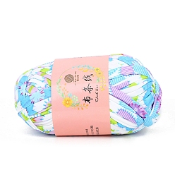 Светло-Синий Супермягкая полиэфирная пряжа, для ручного вязания толстой нити, голубой, 23 мм