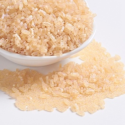 (QTL132FR) Matte Transparent Light Topaz AB Миюки четверть бусины тила, японский бисер, 2-луночное, (qtl 132 fr) матовый прозрачный светлый топаз ab, 5x1.2x1.9 мм, Отверстие : 0.8 мм , около 2400 шт / 50 г