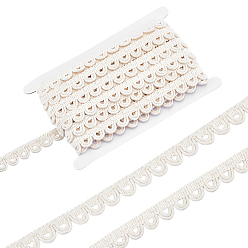 Бежевый 10 ярдов хлопчатобумажной кружевной отделки, для пошива одежды из ткани аксессуары, бежевые, 3/4 дюйм (20 мм)