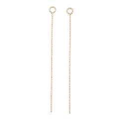 Real 14K Gold Filled Кованые 1/20 14 позолоченные штифты с ушком штифты с ушком, real 14 k золото заполнено, 38 мм, отверстие : 1.4 мм, 22 датчик