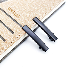 Electrophoresis Black Железные заколки для волос , аксессуары для волос для девочек женщин, электрофорез черный, 55 мм