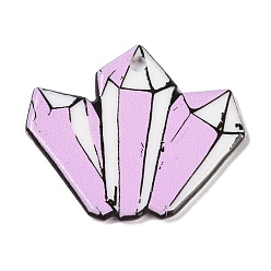 Pen Хэллоуин акриловые подвески, ручка, 30x35x2.5 мм, отверстие : 2 мм