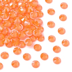 00030 485 Crystal Neon Orange Preciosa® maxima crystal без горячей фиксации плоские камни, чешский хрусталь, лаковое фольгирование, круглый(438 11 615 шатон-роза), 00030 485 кристально-неоновый оранжевый, ss 16 (3.8~4 мм)