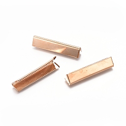 Light Gold Железо лента обжима концов, обжимные выводы, золотой свет, 7x40 мм