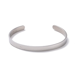 Stainless Steel Color Tarnish Resistant 304 Stainless Steel Infinity Heart Open Cuff Bangle, Inspirational Through the Deep Water I am with You Bangle for Men Women, Stainless Steel Color, Inner Diameter: 2-1/2 inch(6.5cm)