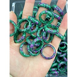 Рубин В Цоизита Натуральный рубин в кольцах из зоизита, внутренний диаметр: 17~20 мм