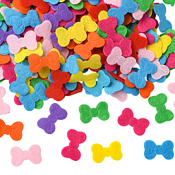 Bowknot 300 шт. нетканого материала, для поделок ремесел, бантом, 25.5x22x1 мм