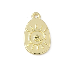 Золотой Подвески из сплава , солнце, золотые, 18x10.5x2 мм, отверстие : 1.4 мм