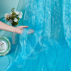 Темно-бирюзовый Ткань из полиэстера для поделок своими руками, аксессуары для одежды, темные бирюзовый, 10000x1500x0.2 мм