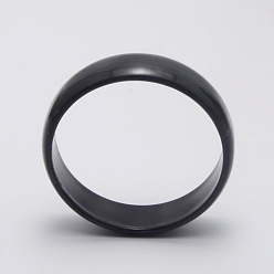 Черный Пластиковые браслеты для женщин, чёрные, внутренний диаметр: 2-1/2 дюйм (6.2 см)