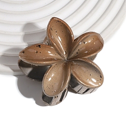 Верблюжий Цветочные пластиковые заколки для волос с когтями, аксессуары для волос для женщин и девочек, верблюжие, 75x65 мм