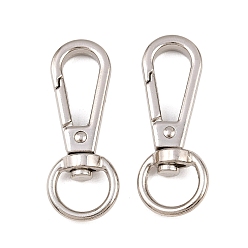 Нержавеющая Сталь Цвет Застежками сплава поворотные, цвет нержавеющей стали, 42.5x16x6.5 мм, отверстие : 10.5x7.5 мм