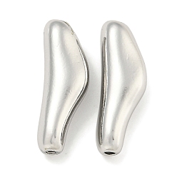 Платина Латунные бусины, без кадмия, без никеля и без свинца, самородки, платина, 23x8x6 мм, отверстие : 1.7 мм