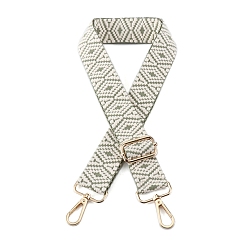 Темный Морско-зеленый Нейлоновая холщовая сумка с ромбическим узором, лямки для сумок, для замены сумочки или сумки через плечо, темно-зеленый, 75~145x3.8 см