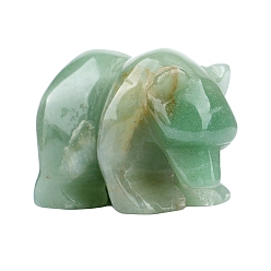 Green Aventurine Natural Green Aventurine Display Decorations, Home Decorations, Elephant, 30x21x40mm
