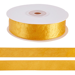 (932FM) Темно-синий аква-матовый с подкладкой 1 рулон полиэстеровой ленты из искусственной кожи, для аксессуара одежды, темно-золотистые, 1 дюйм (25 мм), около 20.00 ярдов (18.29 м) / комплект