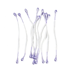 Purple Foam Artificial Flower Core, Purple, 60x3x3mm, 90pcs/bundle