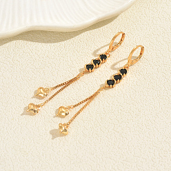 Плоский Круглый Латунные кубических серьги циркония обруч, реальный 18 k позолоченный, плоско-круглые, 70 мм