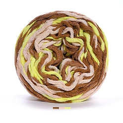 Верблюжий Супер мягкая толстая хлопковая пряжа для вязания, пряжа амигуруми, пряжа для вязания крючком, для свитера, шапки, носков, детских одеял, сегмент окрашенный, верблюжие, 5 мм