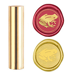 Лягушка Печать сургучная печать, Мини латунный штамп пистолет сургучная печать для приглашения на конверт свадебное украшение украшение на бутылку, рисунок лягушки, 60x15 мм