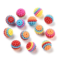 (52) Непрозрачная лаванда Пластиковые бусины abs, Waxberry, разноцветные, 12x11.5 мм, отверстие : 1.5 мм, 877 шт / 500 г