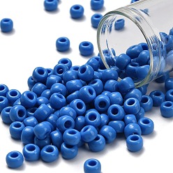 (43D) Opaque Cornflower Тохо 3/0 круглые бусины, японский бисер, (43 г) непрозрачный василек, 5.5 мм, отверстие : 1.9 мм, Около 300 шт / 50 г